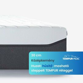  TEMPUR PRO Luxe 30 CoolQuilt Medium Firm - Memóriahabos középkemény matrac