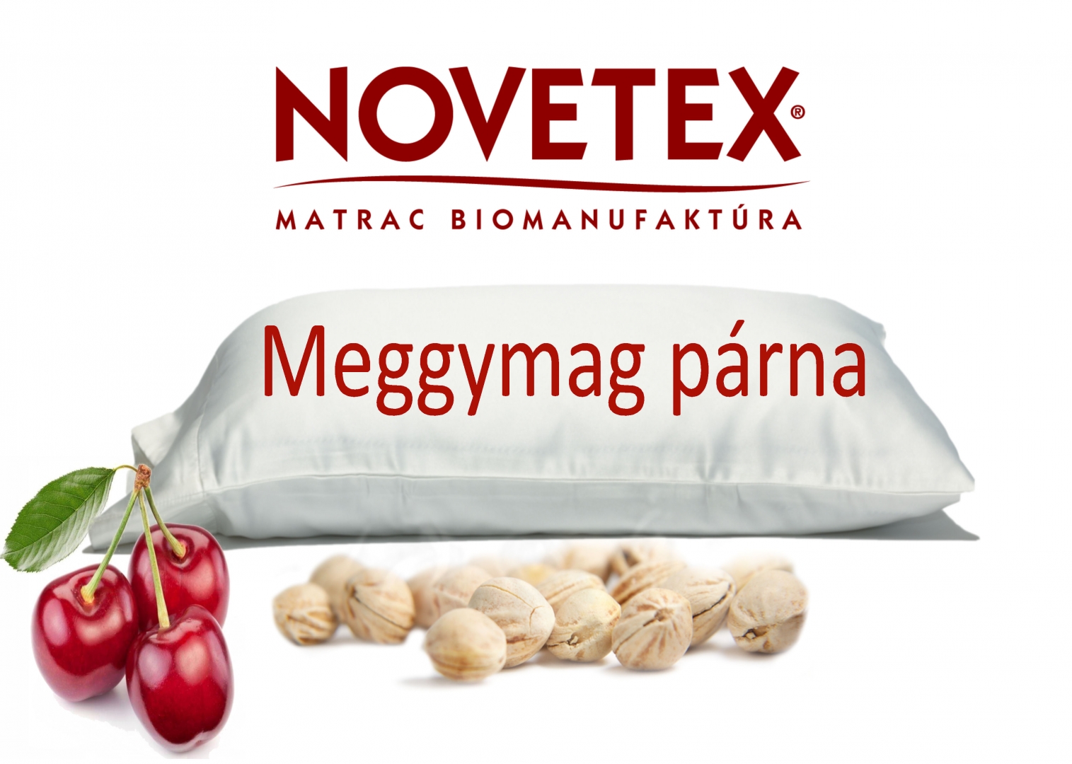 Meggymag párna-Cherry Pit pillow-NOVETEX