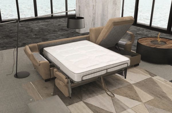 Patrick-ágyazható sarokkanapé kanapéágy ágyneműtartós - NOVETEX - Ágyban a legjobb