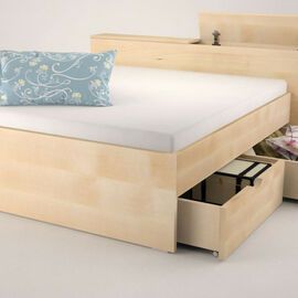 Hobart magasított ágy - fa ágykeret - NOVETEX - Ágyban a legjobb!