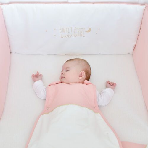 Fejvédő babaágyba - Sweet Dreams Little Baby girl fejvédő - Babies on Board 