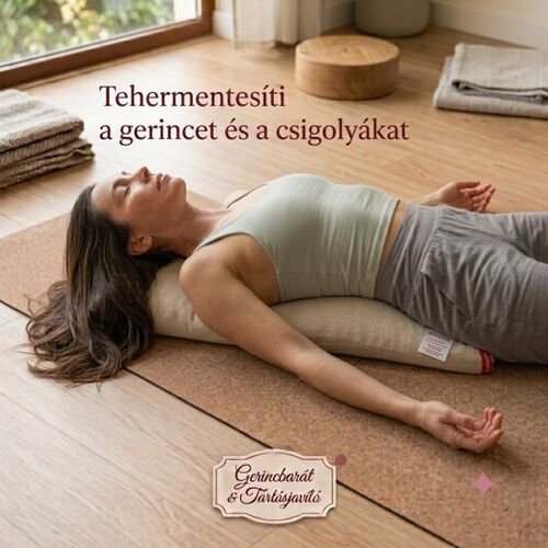 Pilates és jóga hengerpárna (90x20 cm) | NOVETEX