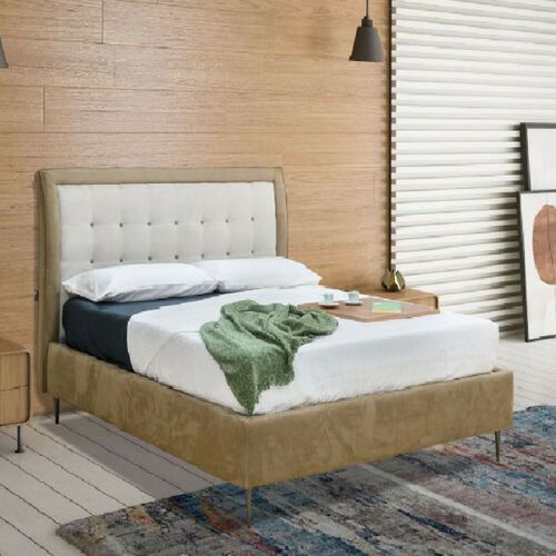 Stones ágykert ágyráccsal (Standard) kárpitozott franciaágy / egyszemélyes ágy - NOVETEX matrac - Ágyban a legjobb