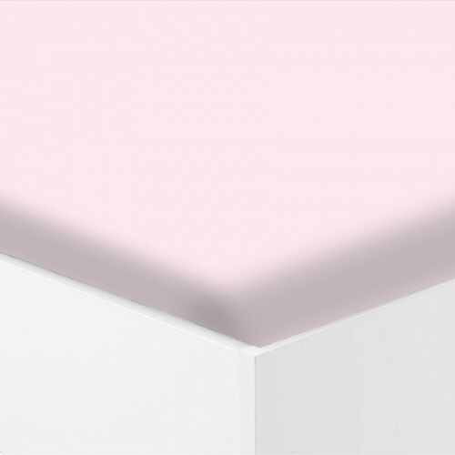 Gumis Jersey lepedő - Zartrose halvány rózsaszín - NOVETEX matrac