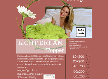 Light Dream topper