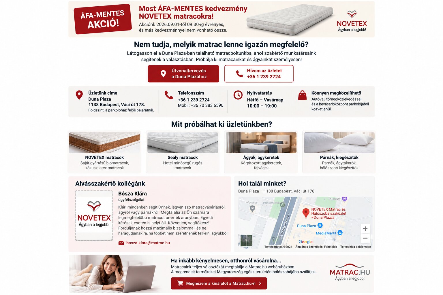 NOVETEX – Ágyban a legjobb! NOVETEX – Ágyban a legjobb!