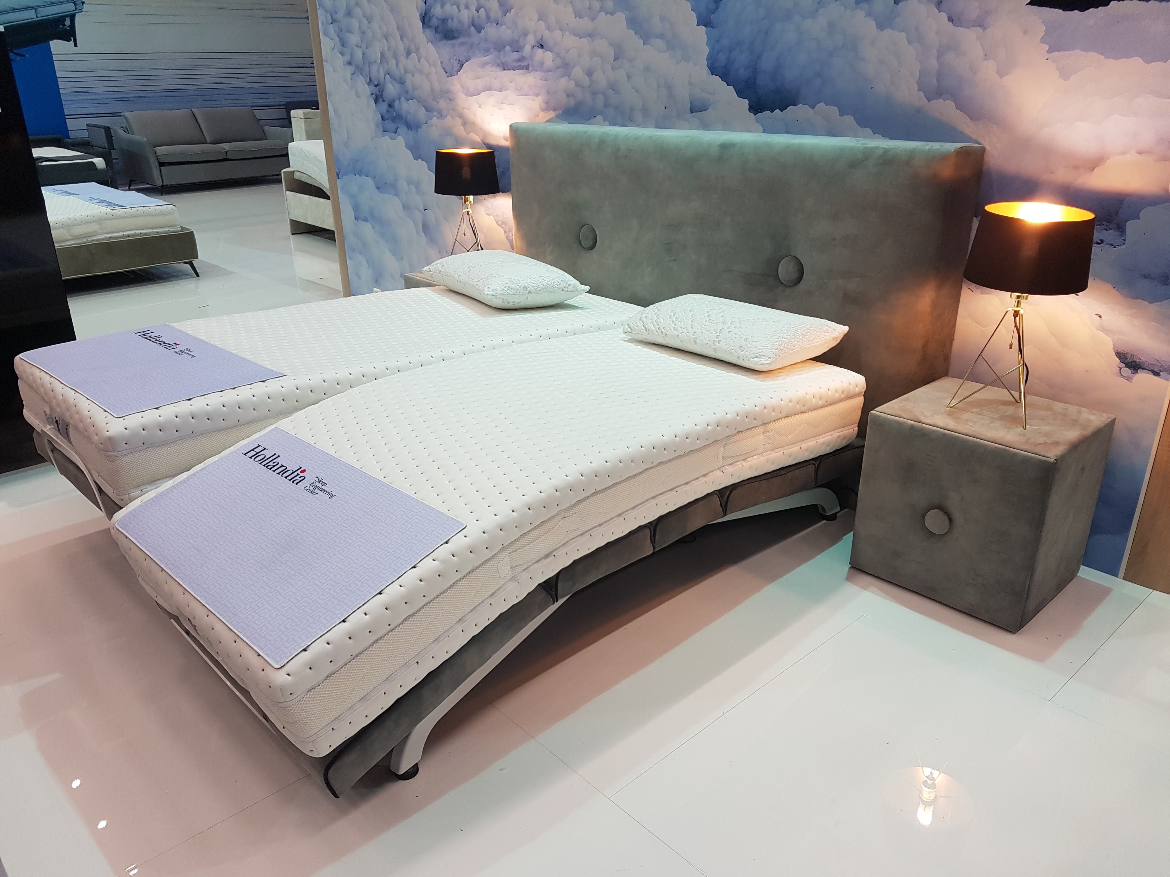 Deréknyúltó ágy Luxus franciaágyak -  NOVETEX matrac - Ágyban a legjobb!