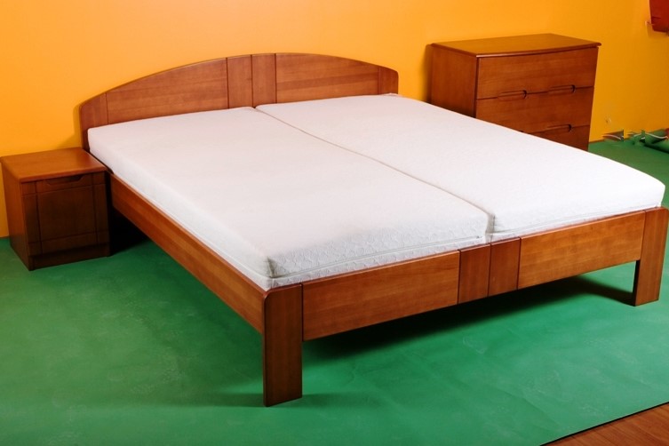 Colorado ágy - tömörfa franciaágy, ágykeret. Ágyneműtartós ágy
