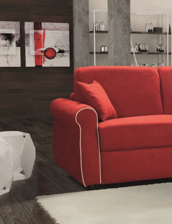 Opera piros ágyazható kanapé 2 részes - NOVETEX - Ágyban a legjobb