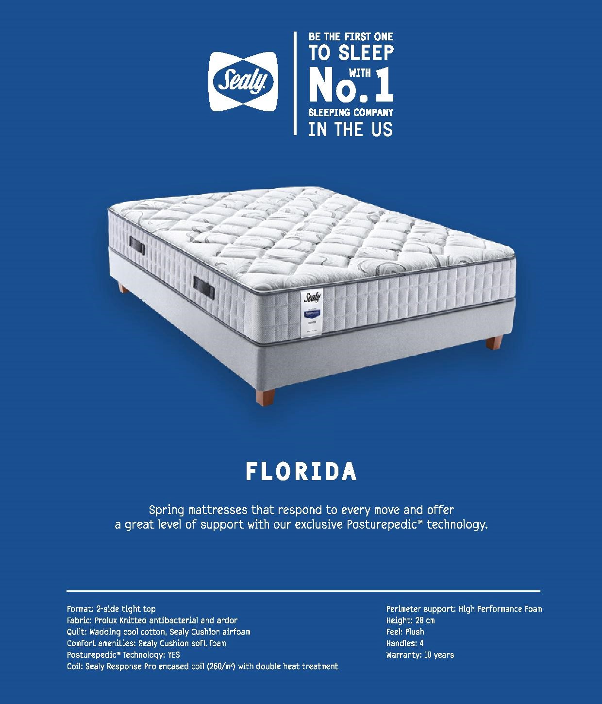 Sealy florida szállodai matrac hotelmatrac - NOVETEX Ágyban a legjobb!