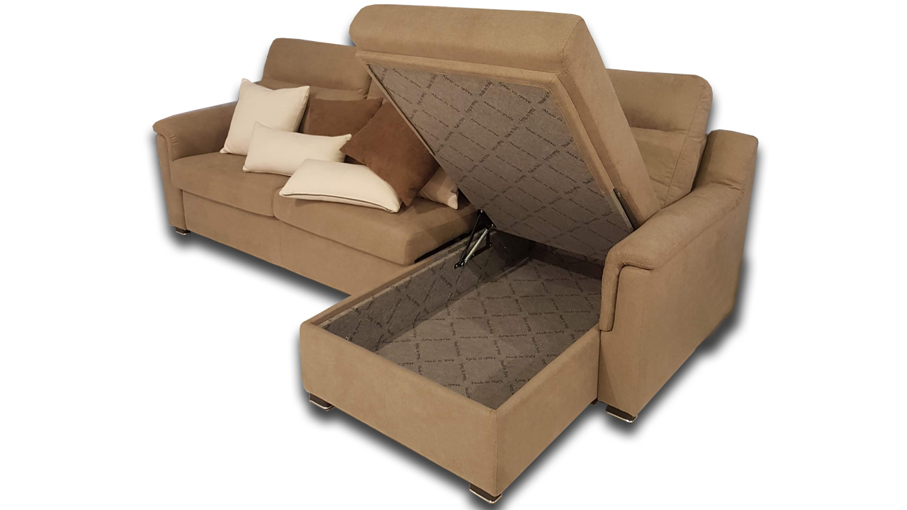 olasz kanapéágy, ágyazható kanapé, nyitható kanapé, ágyneműtartóval